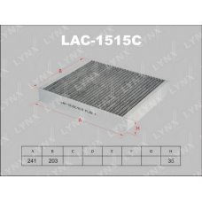 LAC-1515C LYNXauto Фільтр повітря у внутрішньому просторі