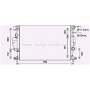 FD2642 AVA QUALITY COOLING Радіатор охолодження двигуна