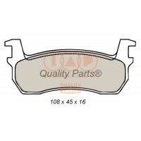 704-13090 IAP QUALITY PARTS Комплект гальмівних колодок дисковий гальм