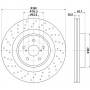 8DD 355 129-851 HELLA PAGID Гальмівний диск