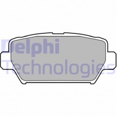 LP3433 DELPHI Комплект гальмівних колодок дисковий гальм