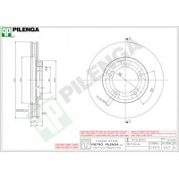 V621 PILENGA Гальмівний диск