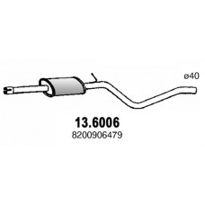 13.6006 ASSO Середній глушник вихлопних газів
