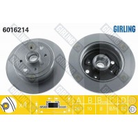 6016214 GIRLING Гальмівний диск