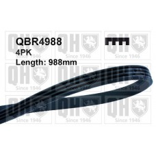 QBR4988 QUINTON HAZELL Поліклиновий ремінь