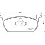 P 85 167 BREMBO КомплеК т гальмівних колодок, дискове гальмо