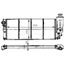 WG2183649 WILMINK GROUP Радіатор охолодження двигуна