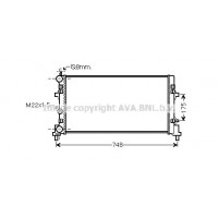 STA2037 AVA QUALITY COOLING Радіатор охолодження двигуна