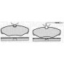363916060589 MAGNETI MARELLI Комплект гальмівних колодок дисковий гальм