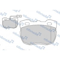 MBF015593 MANDO Комплект гальмівних колодок дисковий гальм