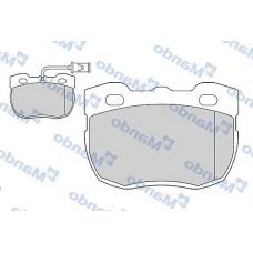 MBF015593 MANDO Комплект гальмівних колодок дисковий гальм