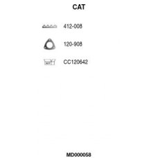 MD000058 FA1 Каталізатор колектора