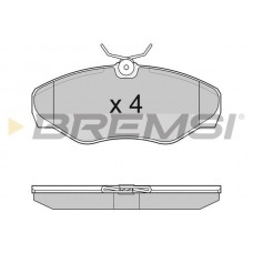 BP3012 BREMSI Комплект гальмівних колодок дисковий гальм