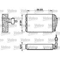 817086 VALEO Випарник кондиціонера