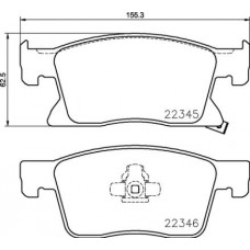 P 59 091 BREMBO Комплект гальмівних колодок дисковий гальм