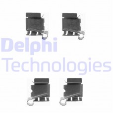 LX0390 DELPHI Комплектуючі колодки дискового гальма