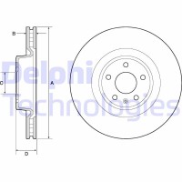 BG9173C DELPHI Гальмівний диск