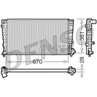 DRM07030 DENSO Радіатор охолодження двигуна