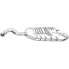 154-059 BOSAL Глушник вихлопних газів кінцевий