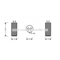 VND053 AVA QUALITY COOLING Осушувач кондиціонера
