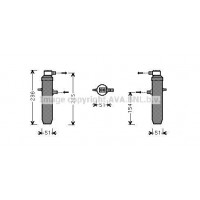 CND234 AVA QUALITY COOLING Осушувач кондиціонера