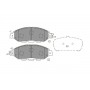 KBP-6623 KAVO PARTS Комплект гальмівних колодок дисковий гальм