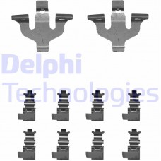 LX0714 DELPHI Комплектуючі колодки дискового гальма