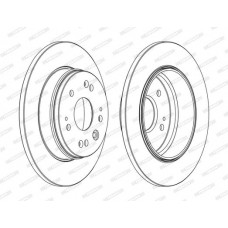 DDF1540C FERODO Гальмівний диск