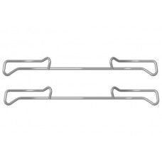 1 987 474 432 BOSCH Комплектуючі колодки дискового гальма