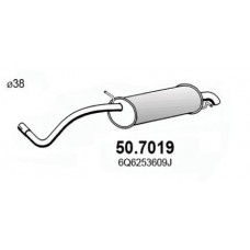 50.7019 ASSO Глушник вихлопних газів кінцевий