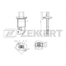 SE-1009 ZEKKERT Розхідомір повітря