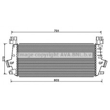 Интеркулер AVA QUALITY COOLING OLA4549