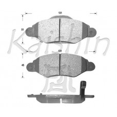 FK2246 KAISHIN Комплект гальмівних колодок дисковий гальм