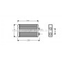BWA6210 AVA QUALITY COOLING Теплообмінник обігрів салону