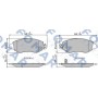 FO 904881 FOMAR Friction Комплект гальмівних колодок дисковий гальм
