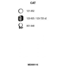 MD000116 FA1 Катализатор