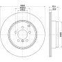 8DD 355 116-961 HELLA PAGID Гальмівний диск