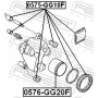 0576-GG20F FEBEST Поршень корпус скоби гальма