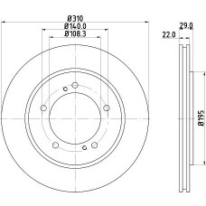 ND9006K NISSHINBO Гальмівний диск