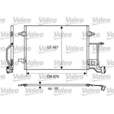 817997 VALEO Конденсатор кондиціонера