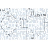 063732050010 MAGNETI MARELLI Генератор