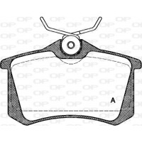 BPA0263.01 OPEN PARTS Комплект гальмівних колодок дисковий гальм