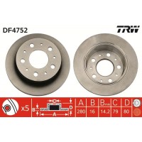 DF4752 TRW Гальмівний диск