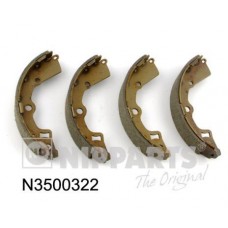 N3500322 NIPPARTS Комплект гальмівних колодок