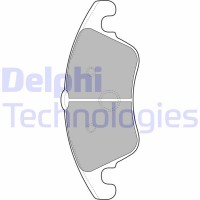 LP2099 DELPHI Комплект гальмівних колодок дисковий гальм