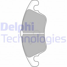 LP2099 DELPHI Комплект гальмівних колодок дисковий гальм