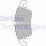 LP2099 DELPHI Комплект гальмівних колодок дисковий гальм