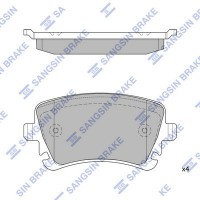 SP2112-R Hi-Q Комплект гальмівних колодок дисковий гальм