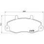 P 24 049 BREMBO Комплект гальмівних колодок дисковий гальм
