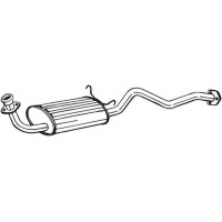 280-157 BOSAL Середній глушник вихлопних газів